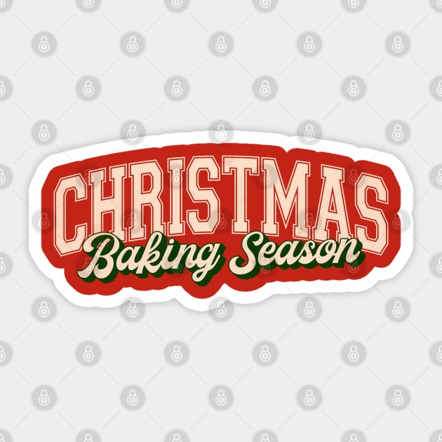 christmas baking season (grunge) Sticker by SmithyJ88